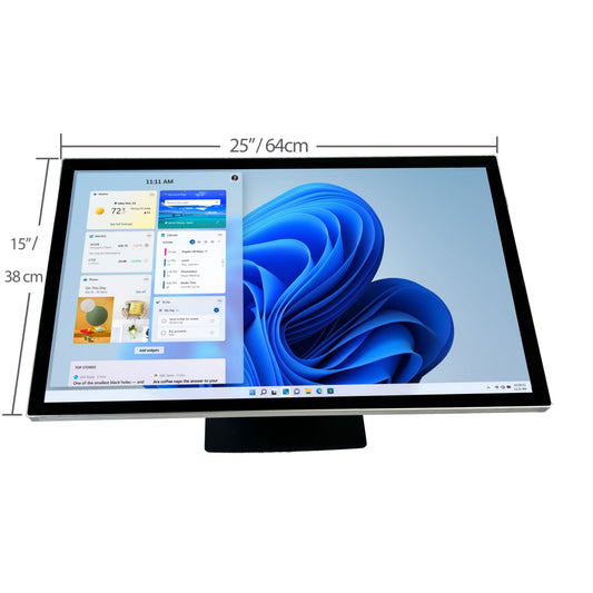 27-Inch Capacitive POS Touchscreen Monitor – 1080P Full HD, Metal Stand