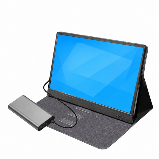 15.6-Inch Portable Monitor – 1080P Full HD, USB-C/HDMI, Built-In Speakers