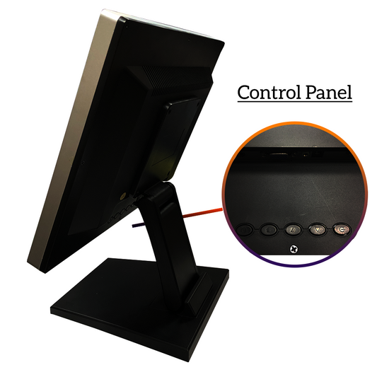 15" Pro Series Capacitive LED Backlit Multi-Touch Monitor, True Flat Seamless Design Touchscreen, Great for Office, POS, Retail, Restaurant, Bar, Gym, Warehouse, NO Driver Required (15 Inch)