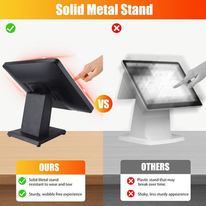 17 Inch Capacitive LED Touchscreen Monitor, 4:3 Touchscreen Display 1280 x 1024