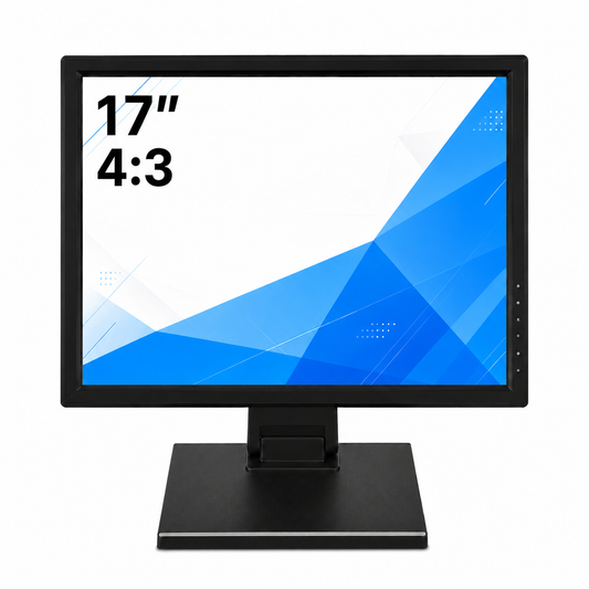 17-Inch Resistive POS Touchscreen Monitor – HDMI/VGA 1280×1024 LED Display