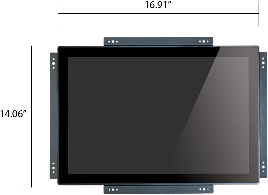 19 Inch Open Frame Touchscreen Monitor VESA & Rear Mounting Bracket | 4:3 LED Display 1280 x 1024