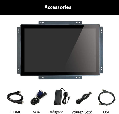 19 Inch Open Frame Touchscreen Monitor VESA & Rear Mounting Bracket | 4:3 LED Display 1280 x 1024