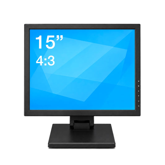 15-Inch Resistive POS Touchscreen Monitor – 4:3 TFT LCD Display