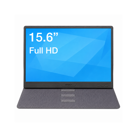 15.6-Inch Portable Monitor – 1080P Full HD, USB-C/HDMI, Built-In Speakers