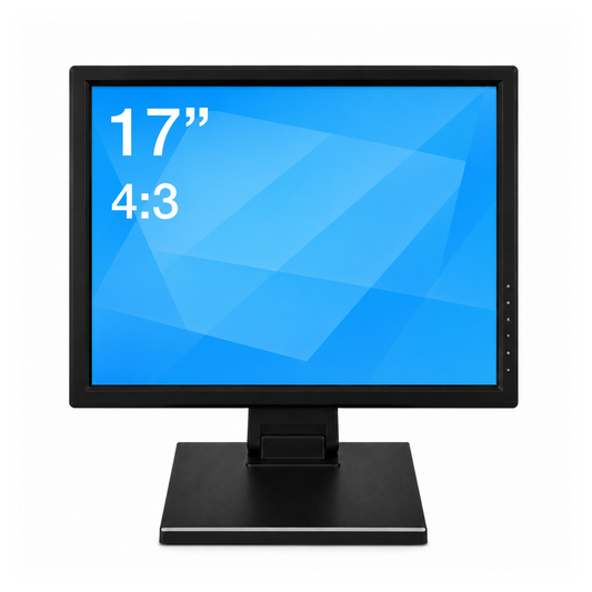 17-Inch Resistive POS Touchscreen Monitor – HDMI/VGA 1280×1024 LED Display