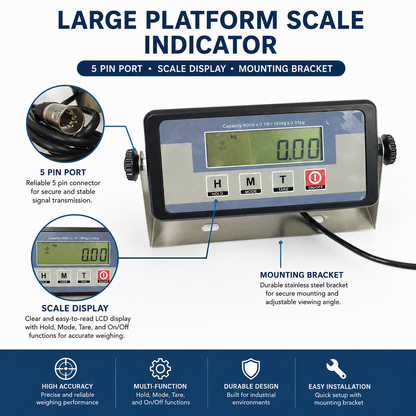 Digital Large Display Unit for Large/Wheelchair Scale