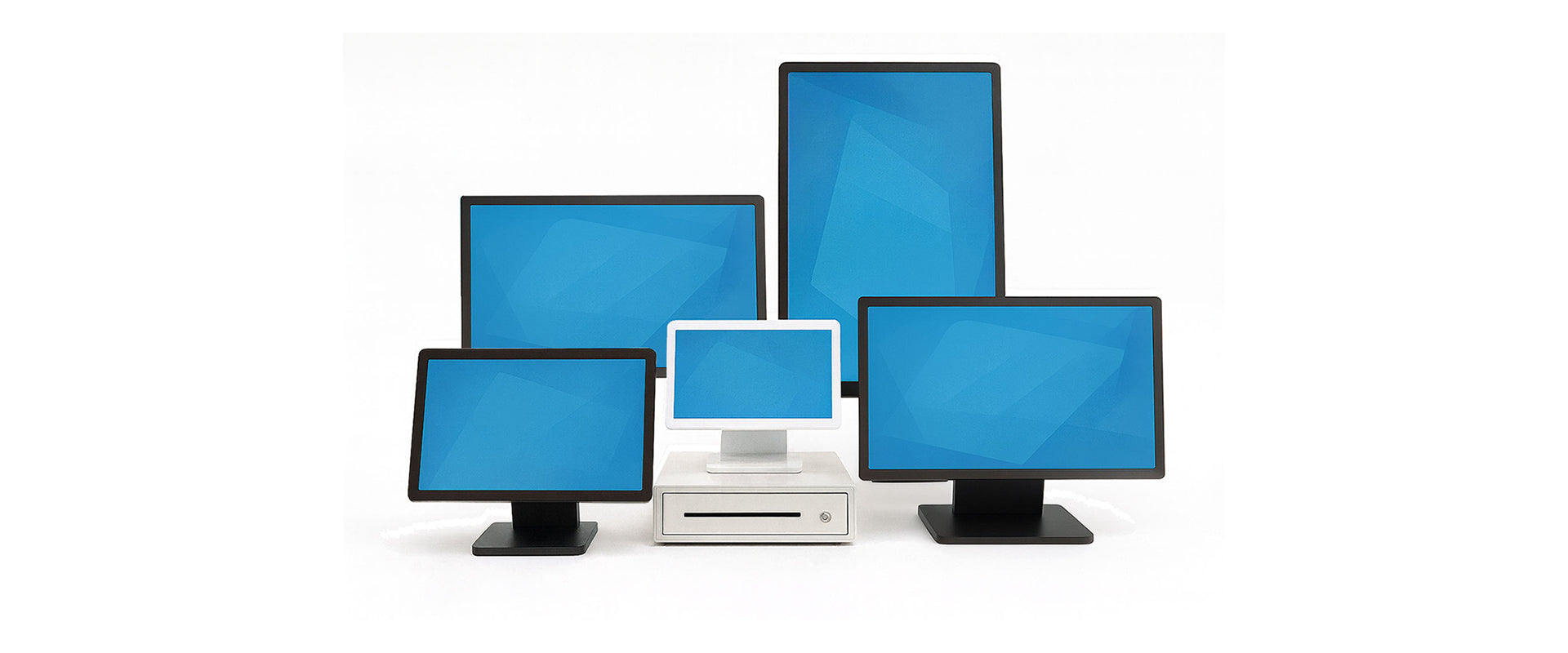15" 17" 19" 21" 27" 4:3 16:9 touch monitors black or white