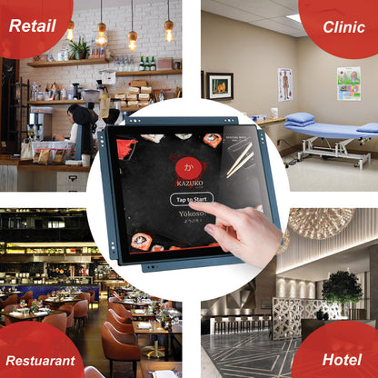 17 Inch Open Frame Touchscreen Monitor VESA & Rear Mounting Bracket | 4:3 LED Display 1280 x 1024