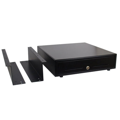 16" Automatic POS Cash Drawer & Under Counter Mounting Brackets Bundle