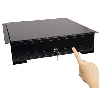 16" Automatic POS Cash Drawer & Under Counter Mounting Brackets Bundle