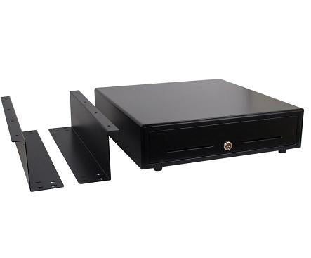 16" Automatic POS Cash Drawer & Under Counter Mounting Brackets Bundle