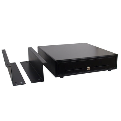 16" Automatic POS Cash Drawer & Under Counter Mounting Brackets Bundle