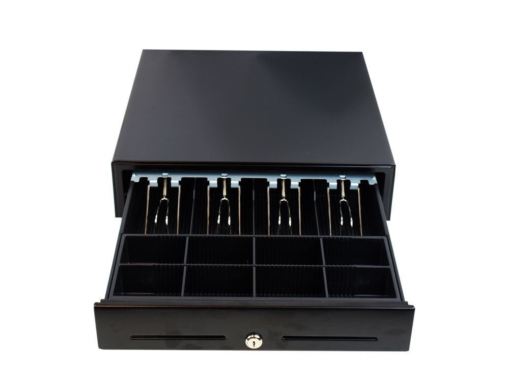 16" Automatic POS Cash Drawer & Under Counter Mounting Brackets Bundle