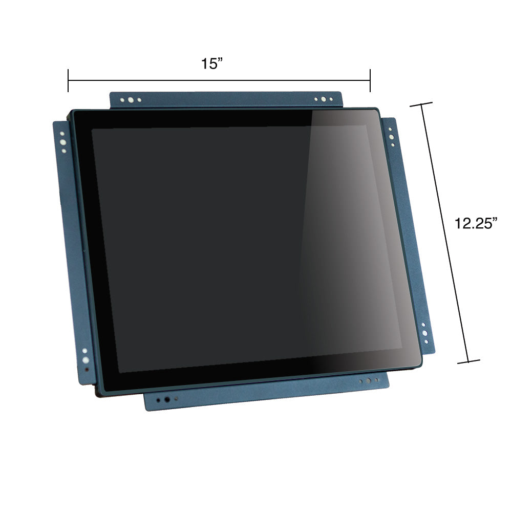 17 Inch Open Frame Touchscreen Monitor VESA & Rear Mounting Bracket | 4:3 LED Display 1280 x 1024