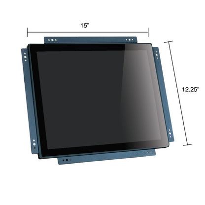 17 Inch Open Frame Touchscreen Monitor VESA & Rear Mounting Bracket | 4:3 LED Display 1280 x 1024