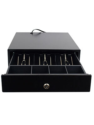 12" Automatic POS Cash Drawer Compact Portable Cash Register Till Draw Box