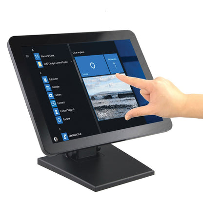 HD 17" Capacitive LED Backlit Multi-Touch Monitor, VGA & HDMI Input, True Flat Seamless Design Touchscreen, Great for office, POS, Retail, Restaurant, Bar, Gym, Warehouse