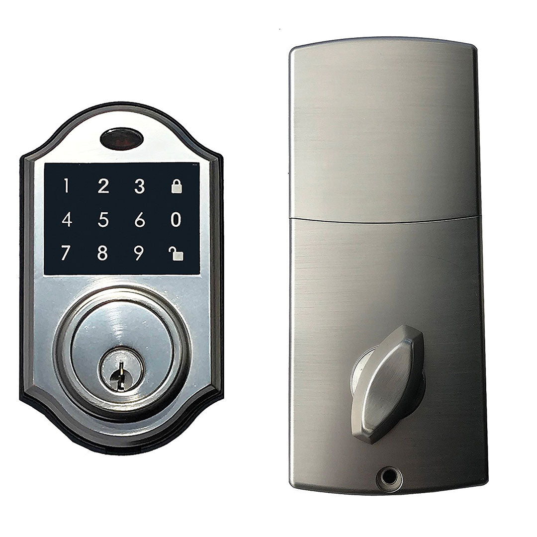 Keyless Touchscreen Motorized Deadbolt Electronic Digital Touchpad Keypad Door Lock