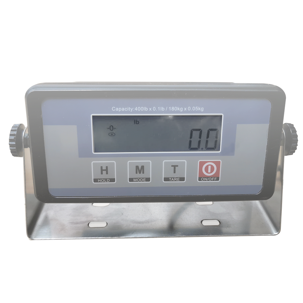 400 Pound Capacity Large Platform Shipping Scale Digital Stainless Steel Postal Floor Bench, for Office Home ( 16.75" x 13.75")