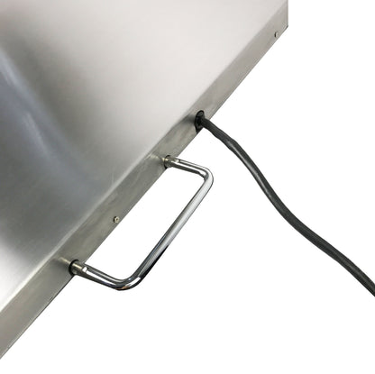 Extra Large Platform 22" x 18" Stainless Steel 400lb Heavy Duty Digital Postal Shipping Scale, Powered by Batteries or AC Adapter