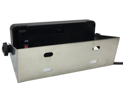 400 Pound Capacity Large Platform Shipping Scale Digital Stainless Steel Postal Floor Bench, for Office Home ( 16.75" x 13.75")