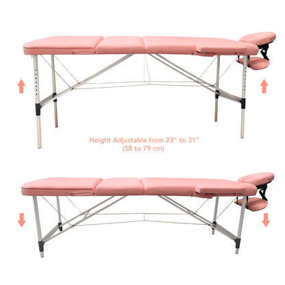 massage table pink