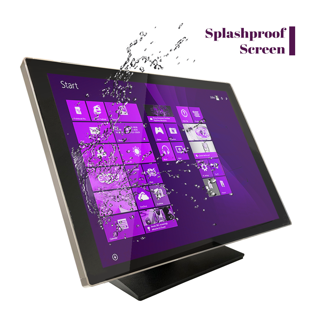 19 Inch Pro Capacitive LED Backlit Multi-Touch HDMI Monitor, 4:3 Display 1280 x 1024, True Flat Seamless Design Touchscreen, Great for Office, POS, Retail, Restaurant, Bar, Gym, Warehouse