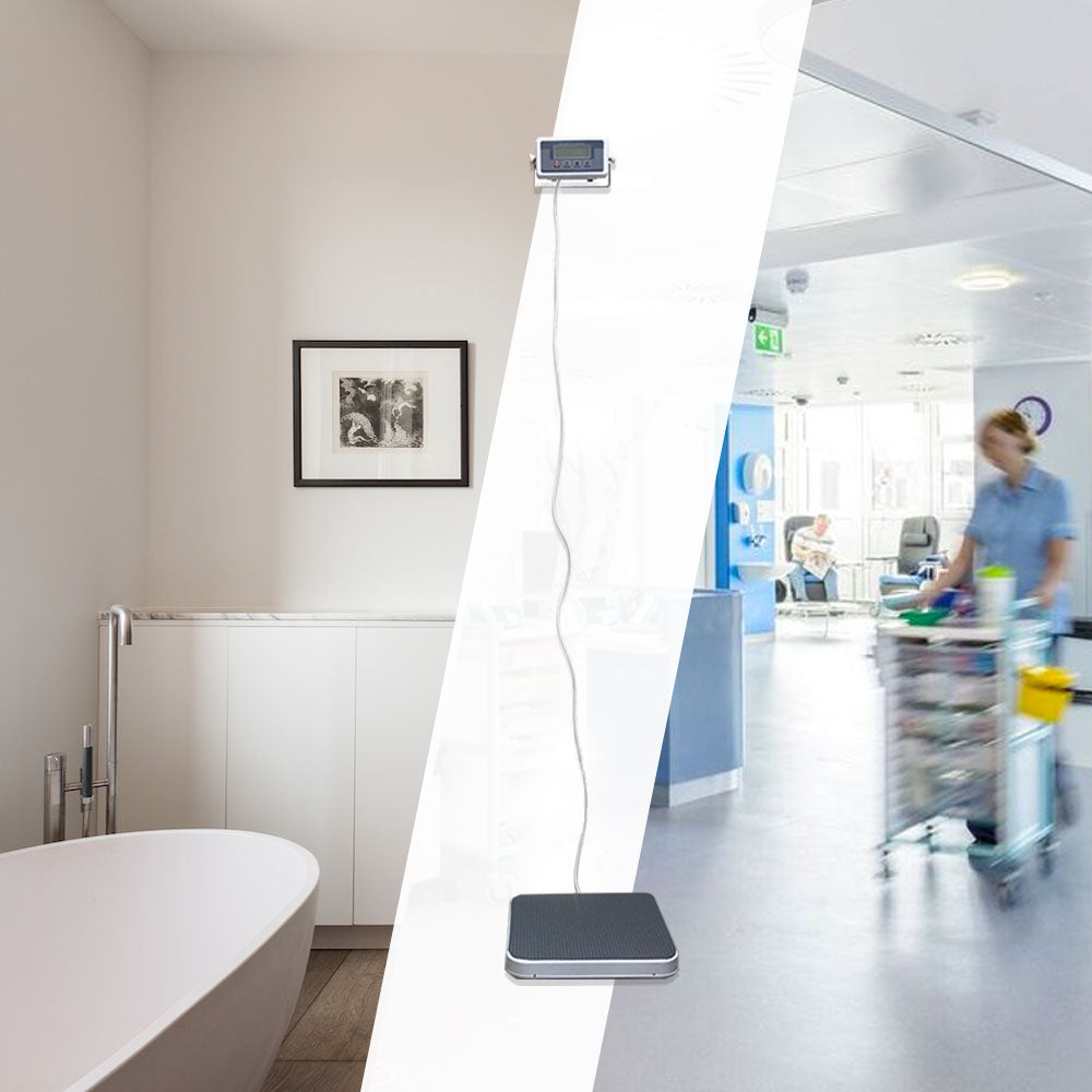 Medical High Precision Physician Digital White Scale, Body Weight Doctor Weighing Balance for Home, Clinic, Office,  Health Fitness